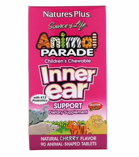 Nature's Plus, Source of Life, Animal Parade, детские жевательные таблетки для поддержания здоровья внутреннег