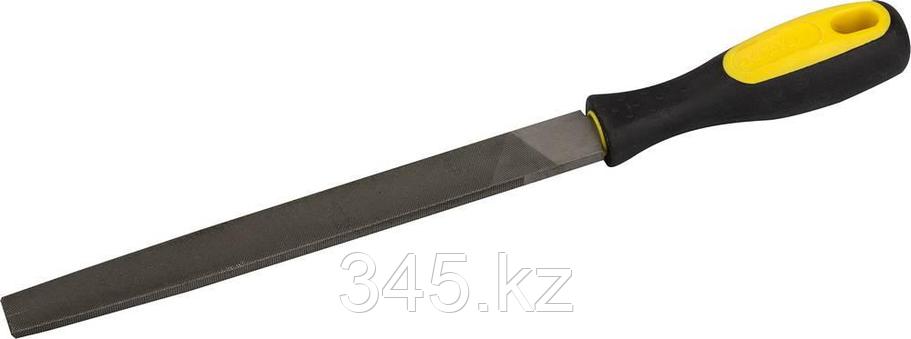 Напильник STAYER "PROFI" плоский, с двухкомпонентной рукояткой, № 1, 150мм, фото 2