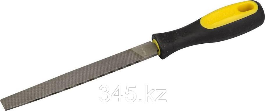Напильник STAYER "PROFI" плоский, с двухкомпонентной рукояткой, № 1, 200мм, фото 2