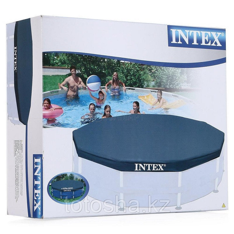 Крышка (тент) для каркасного бассейна 457 см , Intex 28032