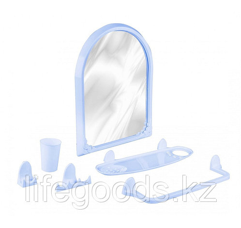 Набор для ванной комнаты "Аква" №1 голубой цвет М1322, фото 2