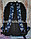 Рюкзак с боковыми карманами Living traveling share, темно-синий с узорами, фото 2