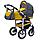 Детская коляска 2 в 1 Bart-Plast Bari (01 серый-бирюза), фото 5