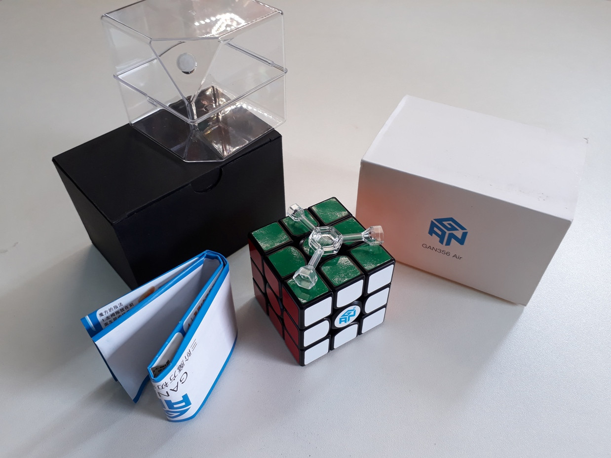 Профессиональный Кубик Рубика Gan 356 Air 3x3x3. Куб 3 на 3. Отличный подарок! Популярная Головоломка. - фото 1 - id-p55094824