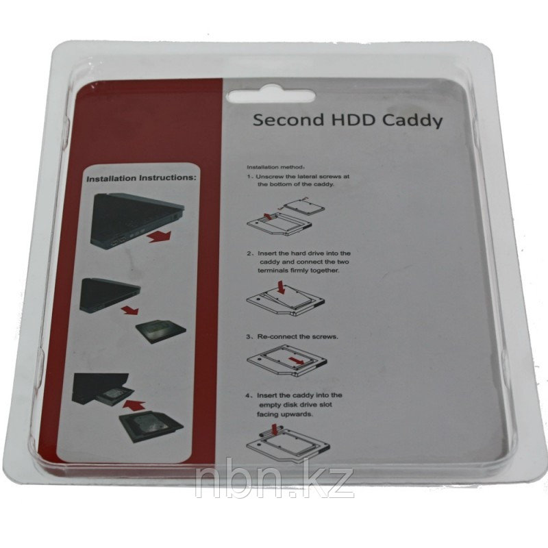 Переходник Optibay под дополнительный HDD/SSD для ноутбука - фото 2 - id-p66559333