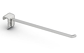 Крючок торговый одинарный (6х300 мм) цинк арт. ir30x15 1/6-300