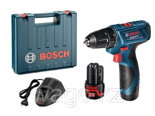 Аккумуляторная дрель-шуруповерт Bosch, GSR 120-LI, Professional, (2 акк. 1.5 Ач) в чемодане, фото 2