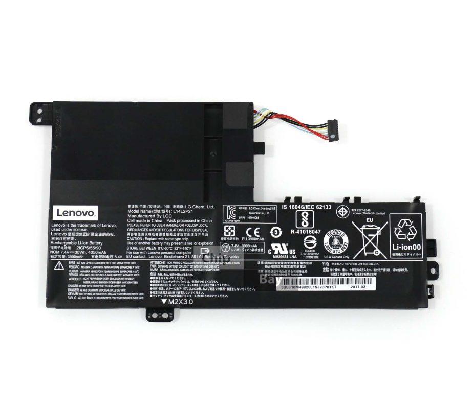 Аккумулятор для ноутбука Lenovo Yoga 500-15isk, L14L2P21 (7.4V, 4050 mAh) Original