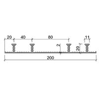 Гидрошпонка АКВАСТОП ХО-200-4/20 ПВХ-П