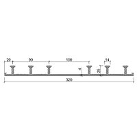 Гидрошпонка АКВАСТОП ХО-320-6/25 ПВХ-П