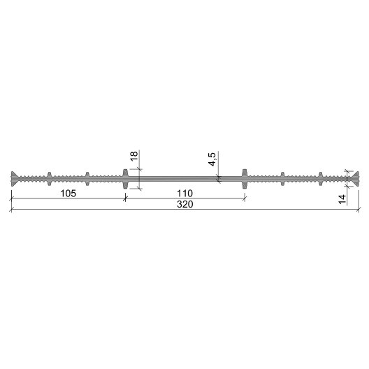 Гидрошпонка АКВАСТОП ХВ-320 ПВХ-П