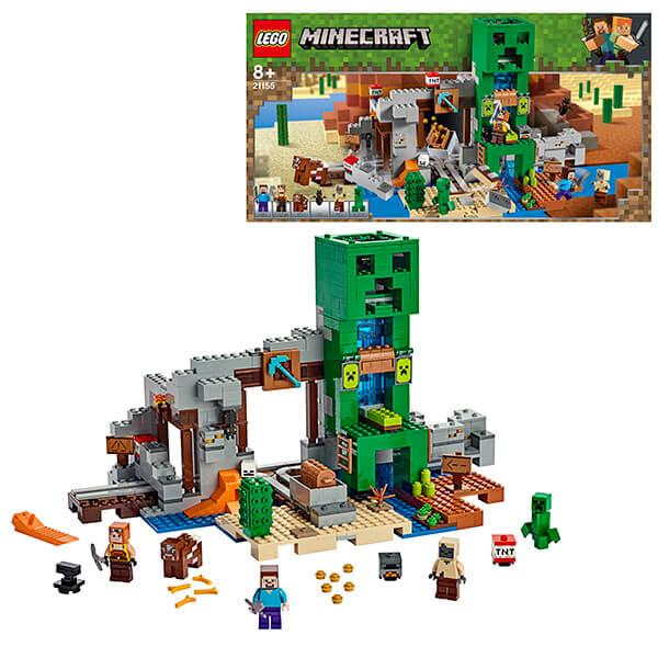 LEGO Minecraft 21155 Конструктор ЛЕГО Майнкрафт Шахта крипера
