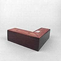 Ножка мебельная, деревянная, угловая 15 см