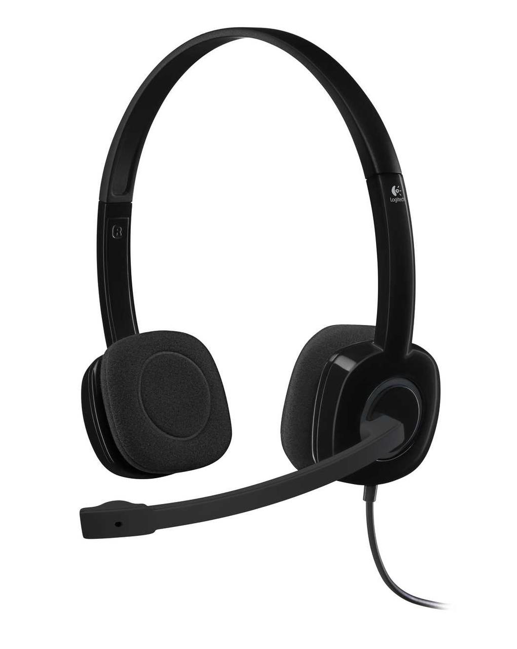 Logitech 981-000589 Гарнитура проводная Stereo Headset H151 – EMEA - One Plug