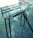 Металлические столы и лавки на кладбище, фото 7