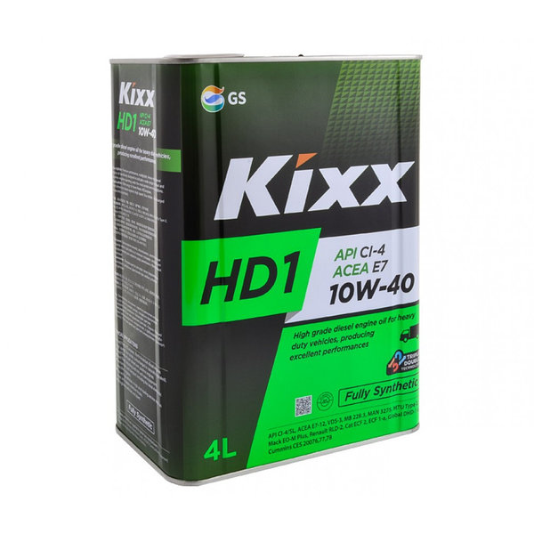 Моторное масло KIXX HD-1 CI-4/SL 10w40 4L купить в Алматы