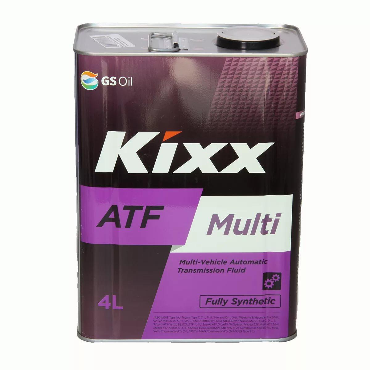 Трансмиссионное масло KIXX ATF MULTI для АКПП 4L