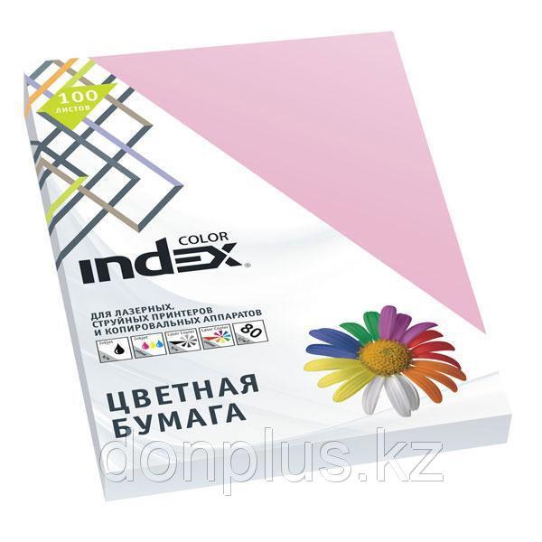 Бумага цветная INDEX Color, А4, 100 л., MIX pastel
