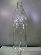 ПЭТ бутылка, прозрачн., 1 л, h 281 мм,  с крышкой, 70 шт