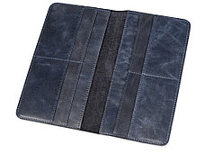 Трэвел-портмоне Druid с отделением на молнии, темно-синий, фото 2