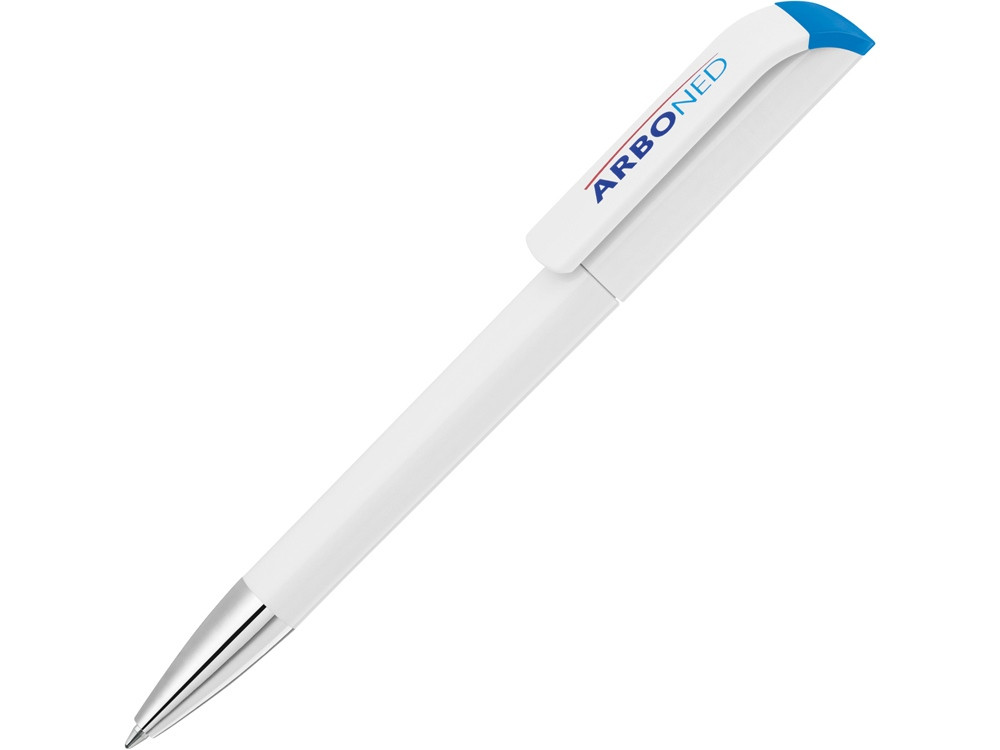 Ручка шариковая UMA EFFECT SI, белый/синий - фото 2 - id-p65546237