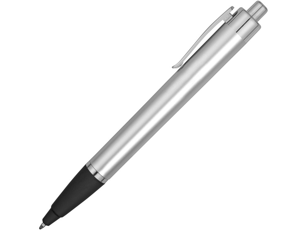 Ручка пластиковая шариковая Glow с подсветкой, серебристый/черный - фото 3 - id-p65546331