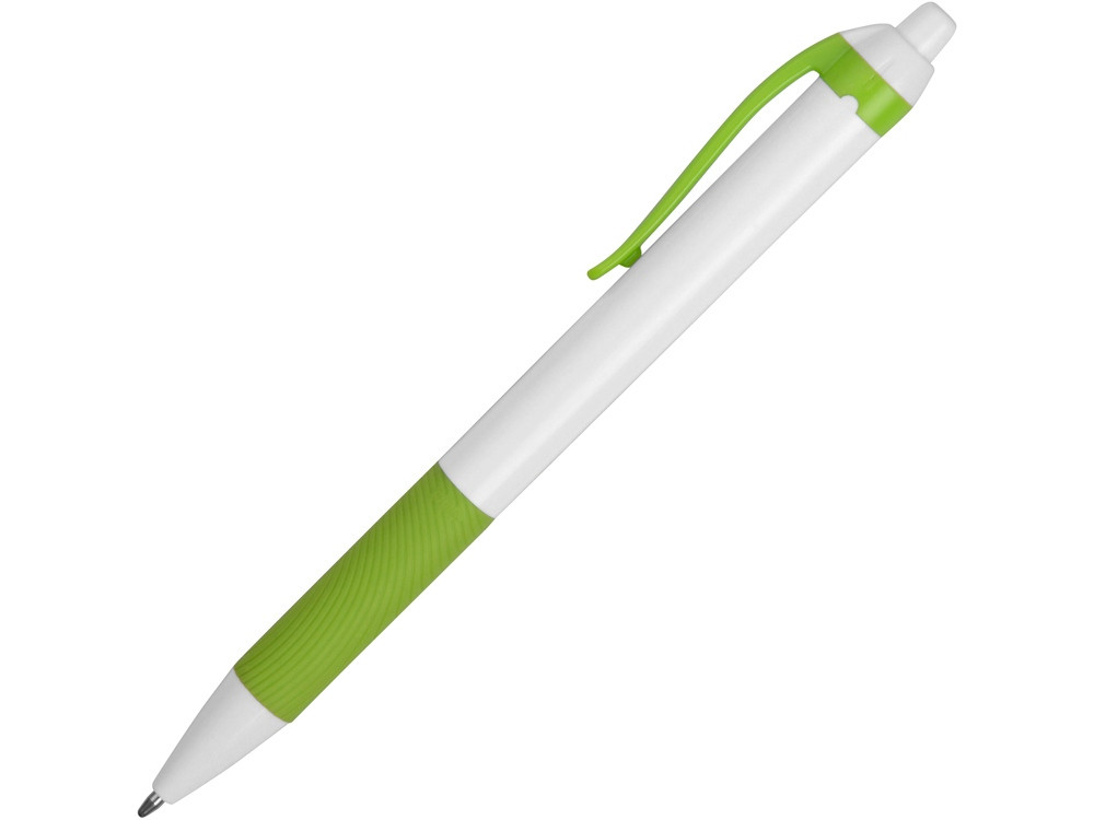 Ручка пластиковая шариковая Centric, белый/зеленое яблоко - фото 3 - id-p65546334