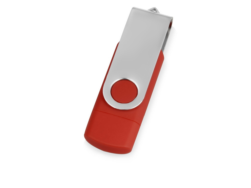 USB3.0/USB Type-C флешка на 16 Гб Квебек C, красный - фото 3 - id-p65546405