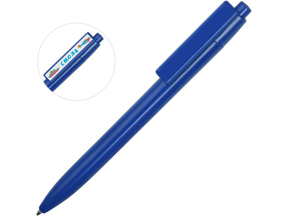 Ручка пластиковая шариковая Mastic под полимерную наклейку, синий - фото 1 - id-p65546410