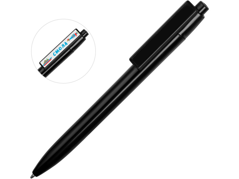 Ручка пластиковая шариковая Mastic под полимерную наклейку, черный - фото 1 - id-p65546413