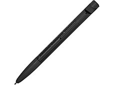 Ручка-стилус металлическая шариковая многофункциональная (6 функций) Multy, черный, фото 2