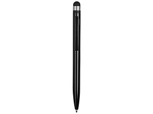 Ручка-стилус металлическая шариковая Poke, черный, фото 2