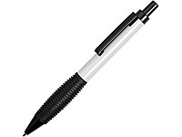 Ручка металлическая шариковая Bazooka, белый/черный