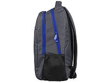 Рюкзак Metropolitan, серый с синей молнией, фото 3