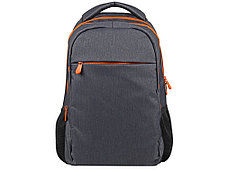 Рюкзак Metropolitan, серый с оранжевой молнией, фото 2