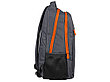 Рюкзак Metropolitan, серый с оранжевой молнией, фото 2