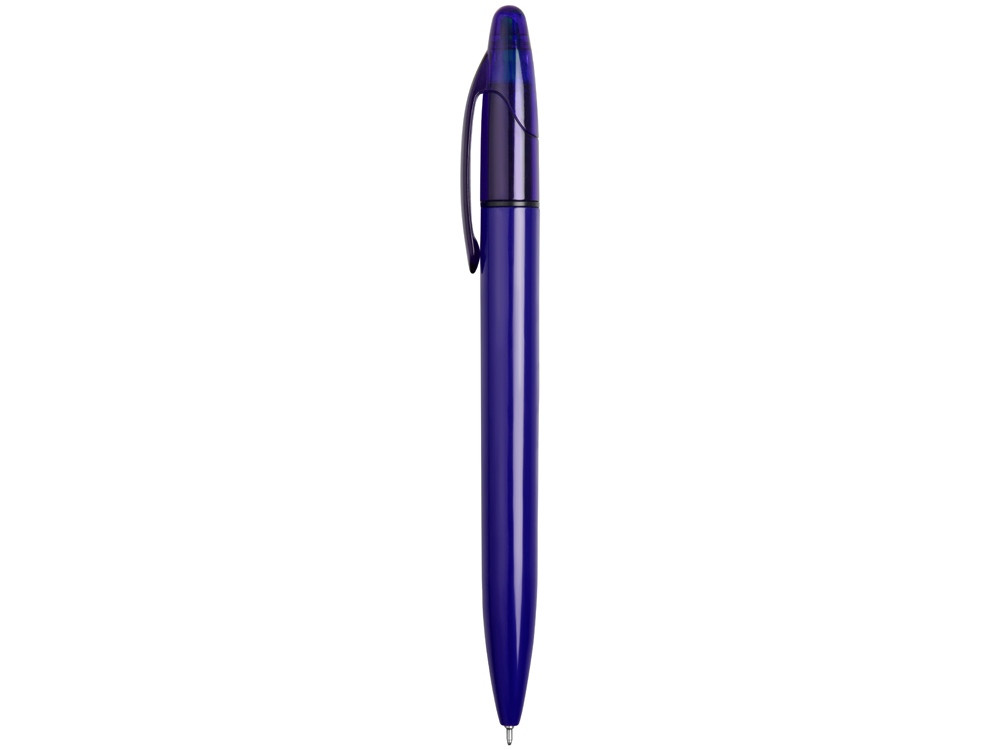 Ручка пластиковая шариковая Mark с хайлайтером, синий - фото 3 - id-p65546882