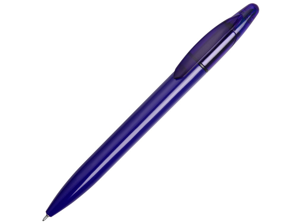 Ручка пластиковая шариковая Mark с хайлайтером, синий - фото 1 - id-p65546882