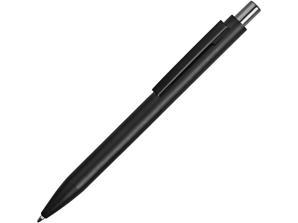 Ручка металлическая шариковая Blaze с цветным зеркальным слоем, черный/серебристый - фото 2 - id-p65546920