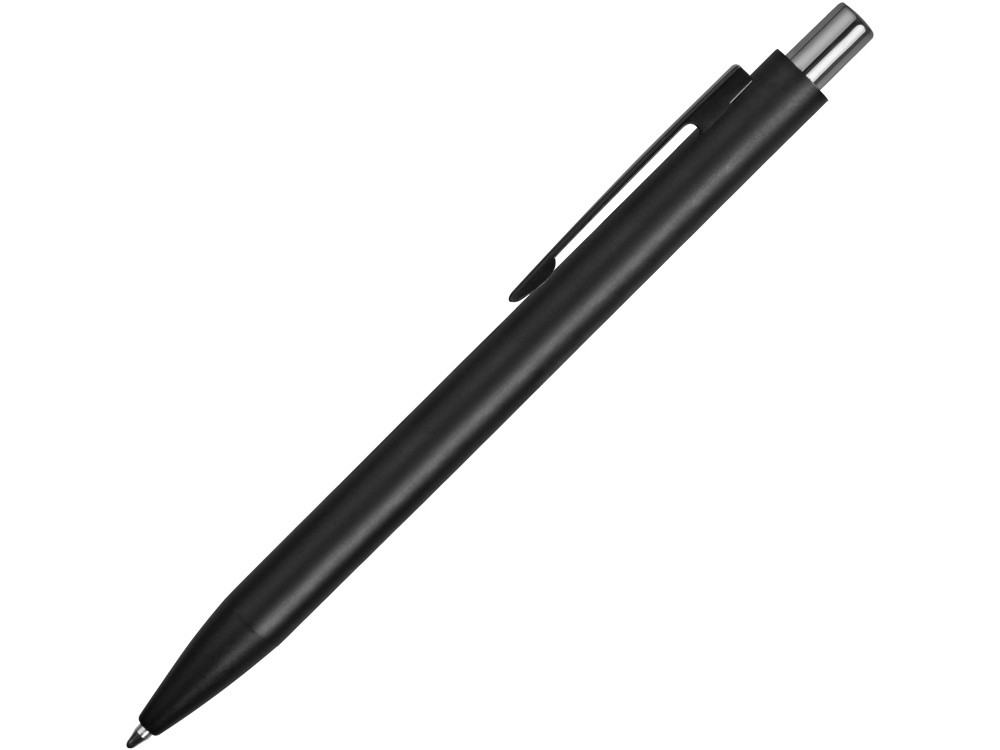 Ручка металлическая шариковая Blaze с цветным зеркальным слоем, черный/серебристый - фото 4 - id-p65546920