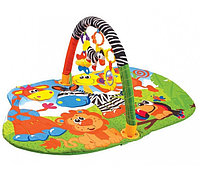 Умка Коврик детский "Животные Африки", с мягкими игрушками на подвеске