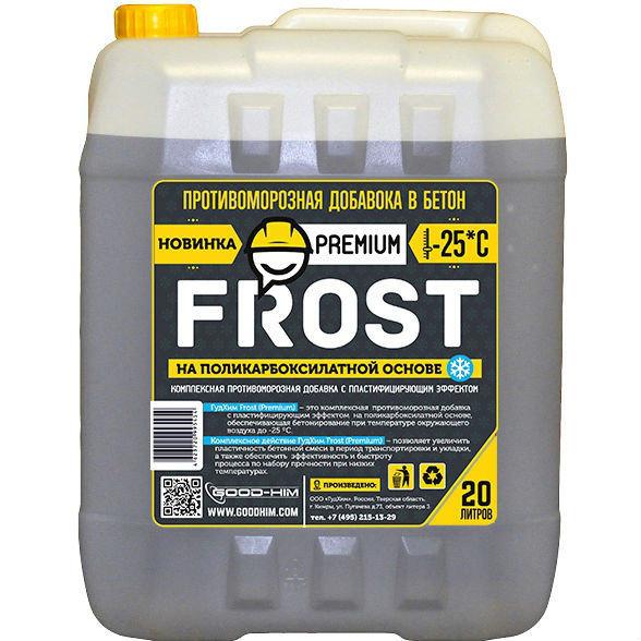 Добавка противоморозная "Frost Premium", канистра 5 л/ GOOD HIM