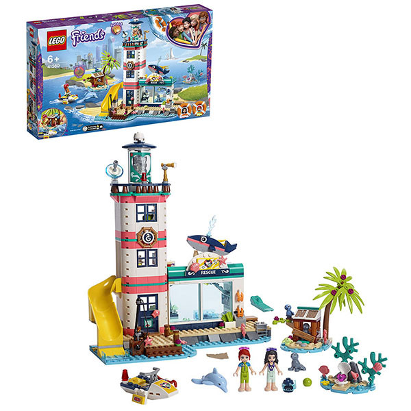 LEGO Friends 41380 Конструктор ЛЕГО Подружки Спасательный центр на маяке