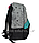 Универсальный школьный рюкзак с кошкой в очках серый с бирюзовым, фото 4