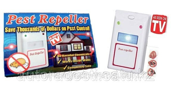 Ультразвуковой отпугиватель вредителей в жилых помещениях PEST REPELLER