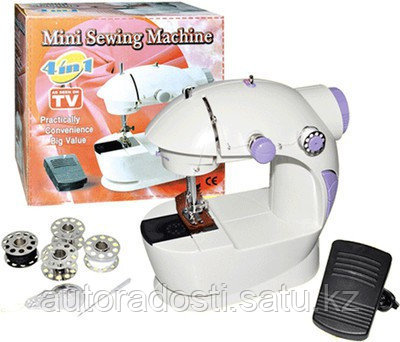 Мини швейная машинка для вышивания 4 в 1 с блоком питания (Mini Sewing Mashine)