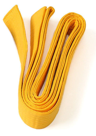 Пояс для кимоно 205 см (желтый) - фото 1 - id-p66658385