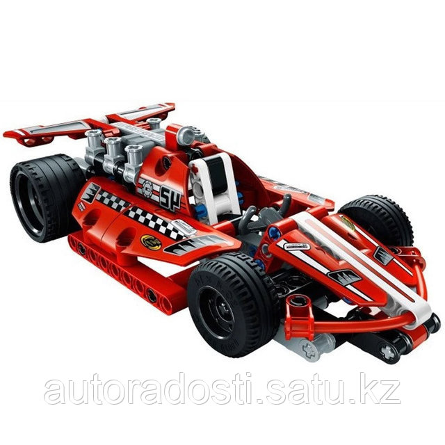 Конструктор спортивная машина Decool "Dazzling red racing car" 158 деталей - фото 1 - id-p66658449