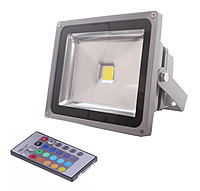Светодиодный прожектор LED RGB с пультом, 20w - фото 1 - id-p66658555