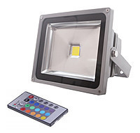 Светодиодный прожектор LED RGB с пультом, 50w